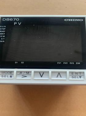 千野CHINO670温控表DB6702000B-10A，成色（卡套电子）
