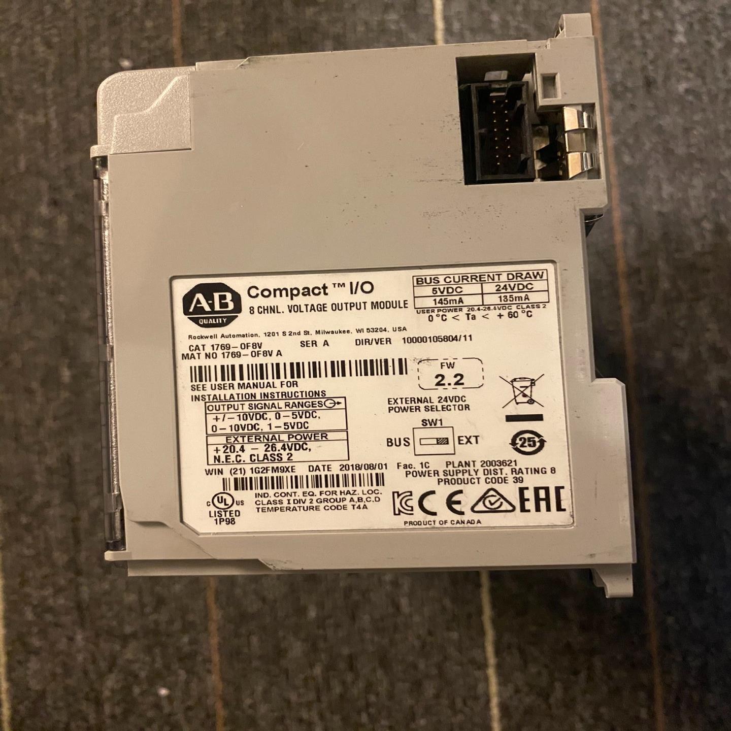 （设备配件）1769-OF8V