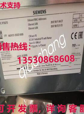 原装供应USED IPC627D 6AG4131-2GK22-0AX6 SIEMENS industrial c
