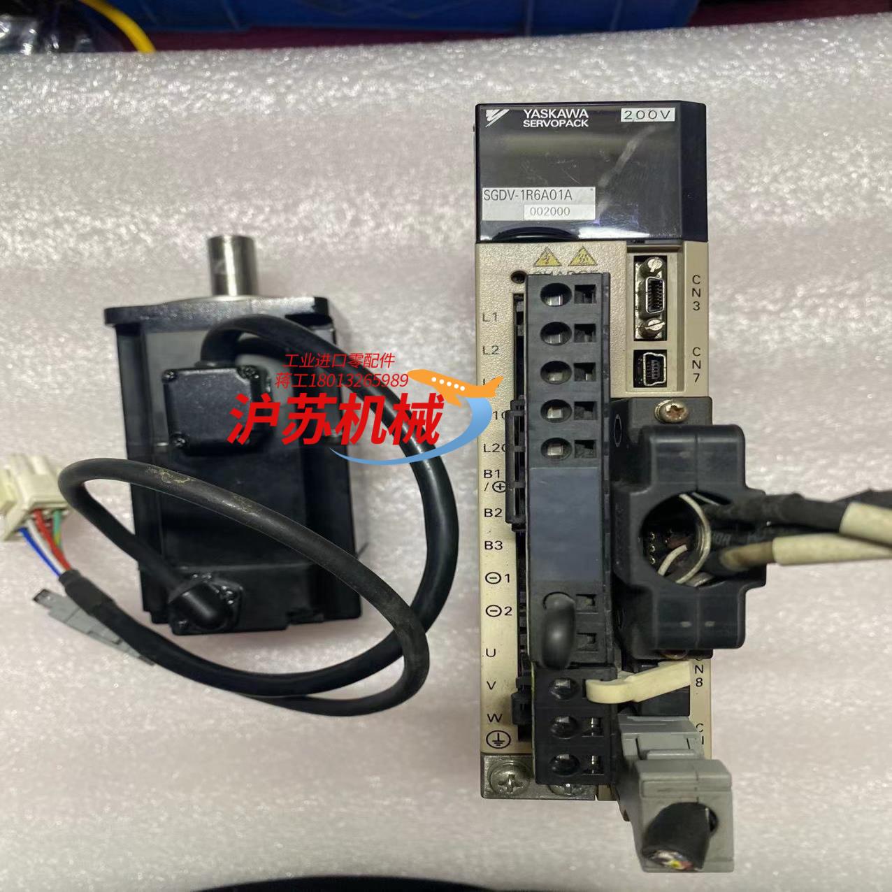 安川伺服200W套装 ，伺服驱动SGDV-1R6A01A00
