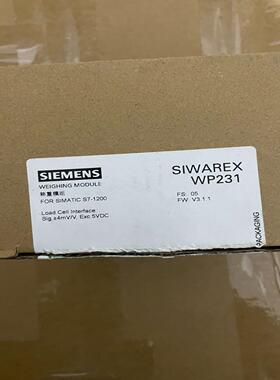 （设备配件）西门子S7-1200称重模块 7MH4960-2AA01，实