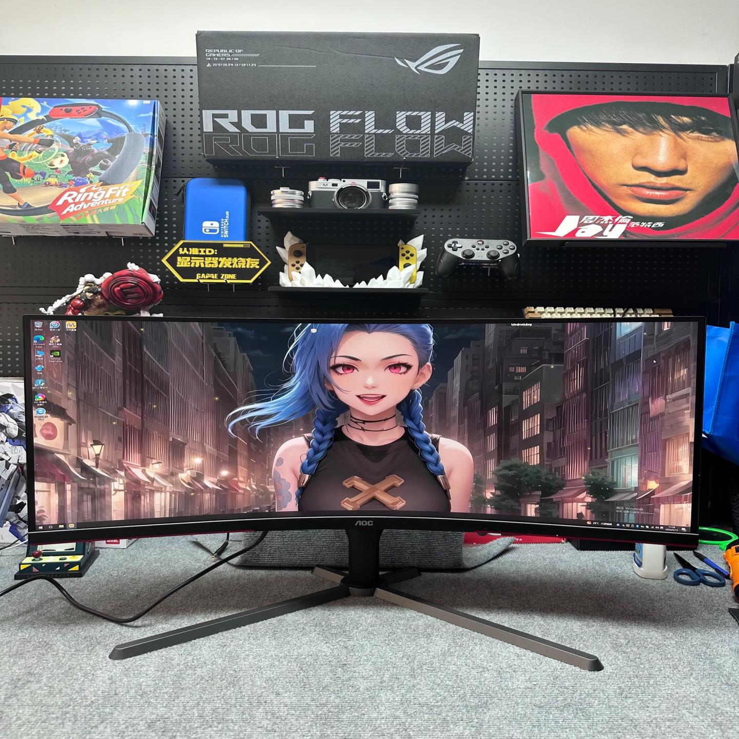 （）AOC CU34G3S 34英寸4K 165Hz带鱼屏100