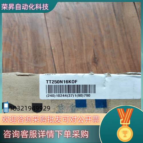 现货TT250N16KOF英飞凌模块 全新