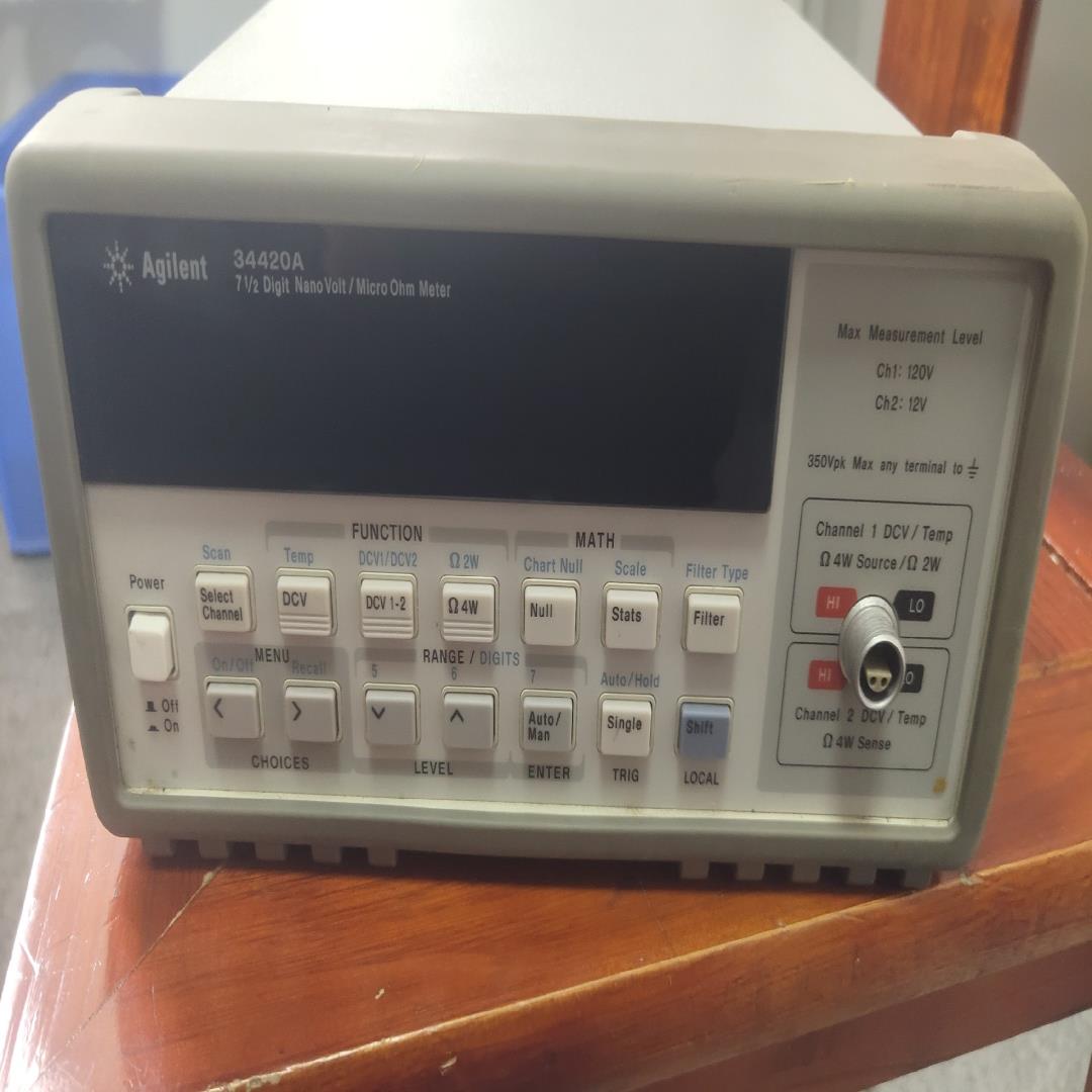 [德峰]A功能 半 如图 完好安捷伦七位34420成色