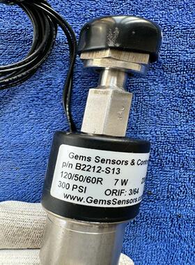 （设备配件）Gems(捷迈) B系列电磁阀 B2212-S13 如图所示