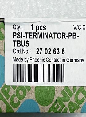 PSI-TERMINATOR-PB-TBUS 终端电阻菲尼克议价