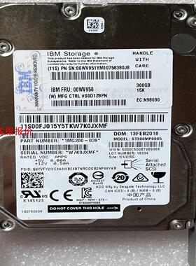 IBM-00WV950 SAS 15K 300GB 实物