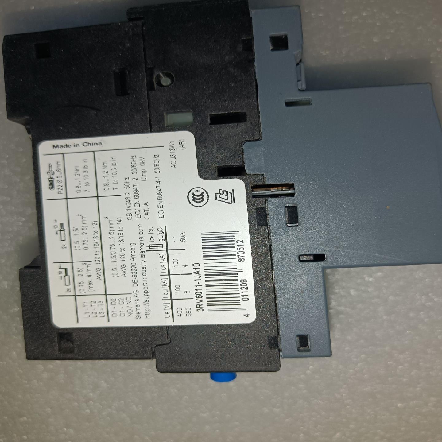 断路器3RV6011-1JA10私聊议价