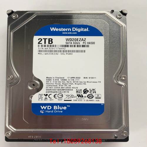 【非标价】WD20EZAZ-00L9GB0好盘有几个