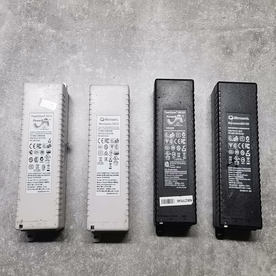 两种型号Microsemi POE电源供应器