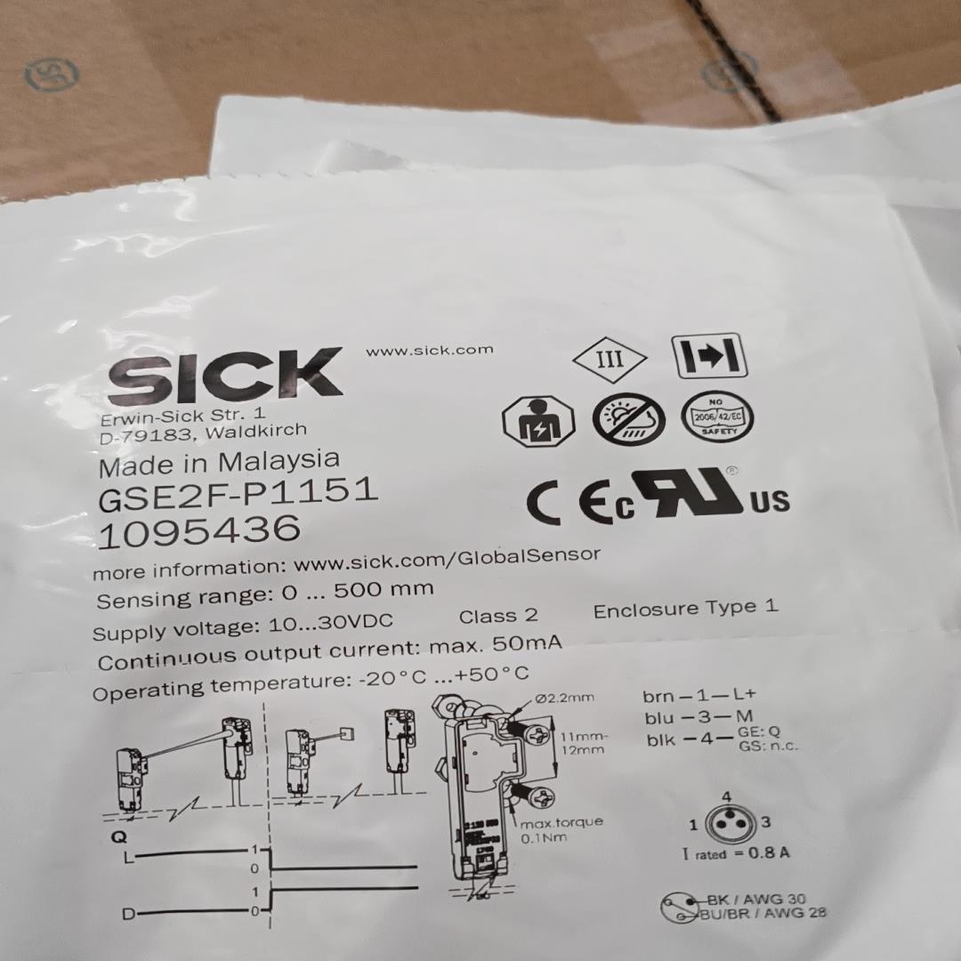SICK西克GSE2F-P1151全新原装货号1095436