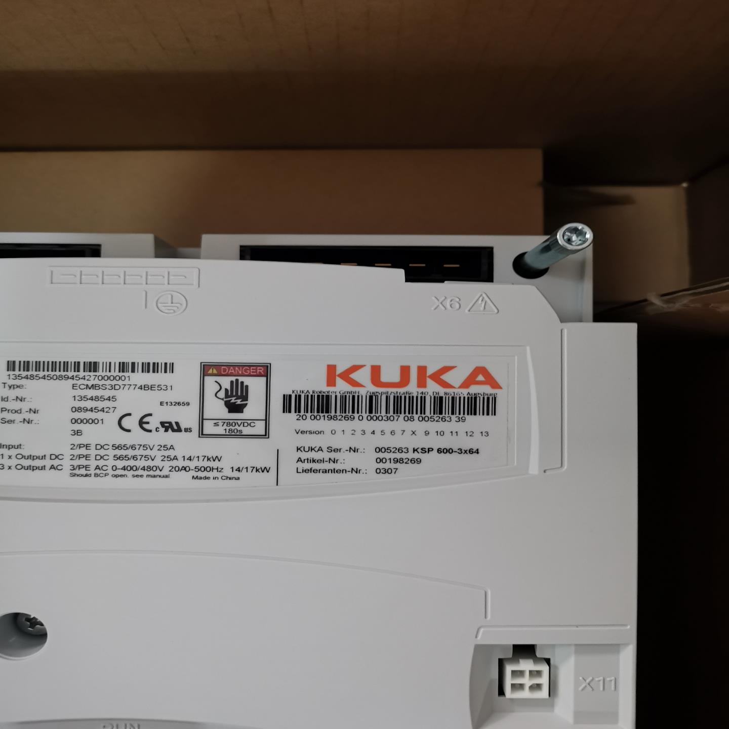 [德峰]驱动198EC003---X64KSP600269C4 库卡