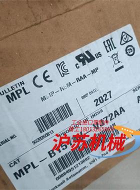 全新 AB伺服电机 MPL-B1510V-VJ72AA AB
