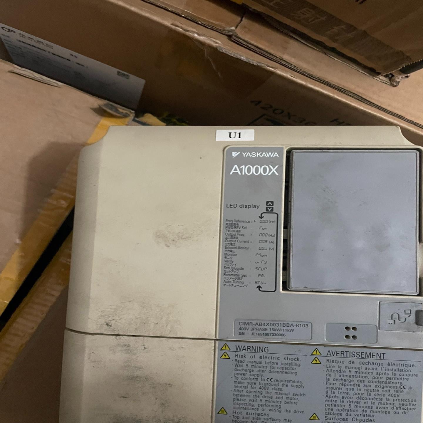 安川A1000X变频器  CIMR-AB4X0031BBA-