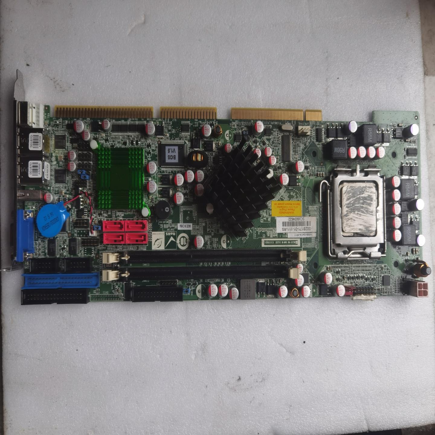 台湾威达双网卡工业工控机主板  WSB-G41A-R11