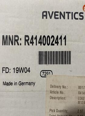 安沃驰气动阀R414002411 1套议价