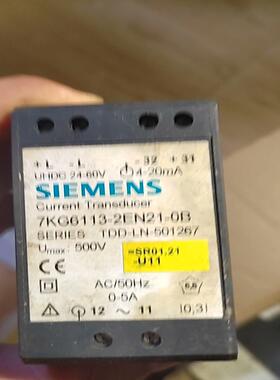 （设备配件）测量变换器有7KG6113-2EN21-0B,成色如图