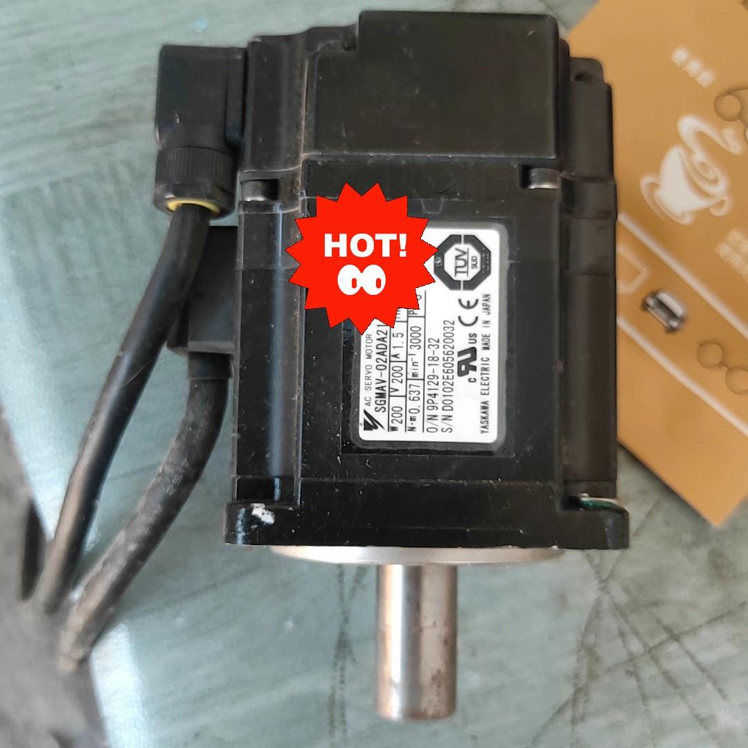 （设备配件）安川SGMAV-02ADA21伺服电机，拆机图片安川200W