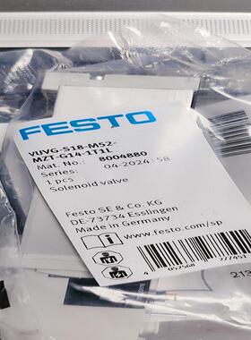FESTO 8004880 VUVG-S18-M52-MZT-G14-1T1L  ！议价