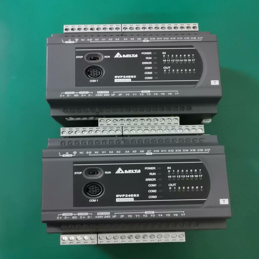 DELTA台达DVP24ES200T晶体管输出，功能io点测