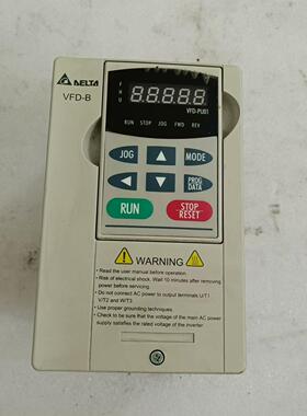 [德峰]正常1，台达九成新变频器只有，。VFD022B43B台功能，