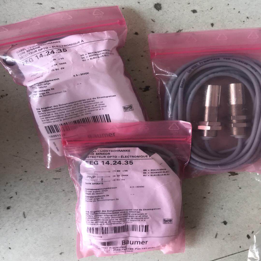 全新原装堡盟Baumer传感器/放大器 FEG 14.24.