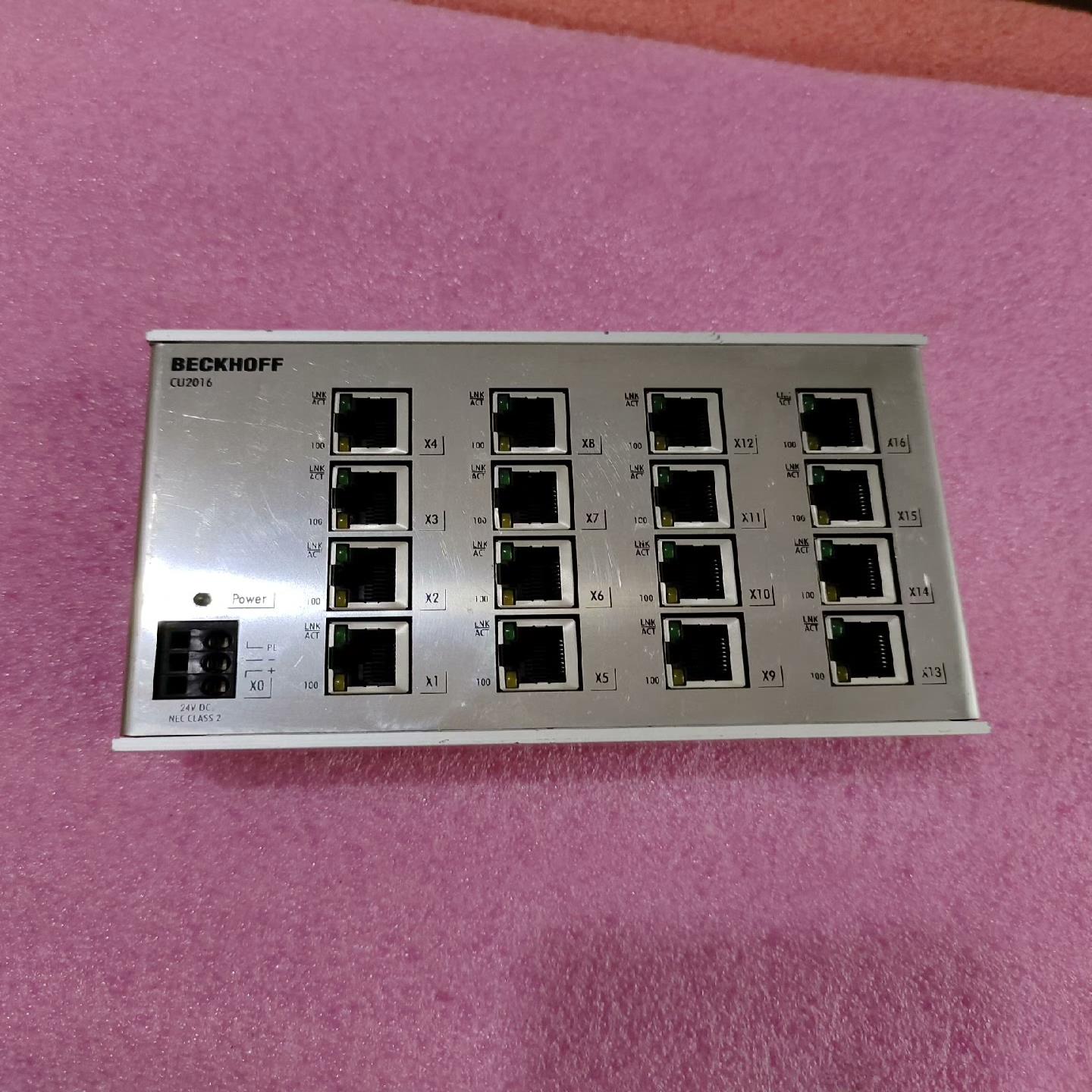 现货BECKHOFF倍福交换机 CU2016-0000一只