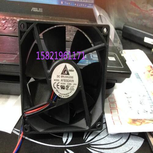 散热风扇  DELTA 9025 AFB0924VH 24V 0.4A 3线双滚珠议价