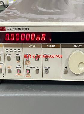 （请询价）美国吉时利Keithley486皮安表功能正常，议价