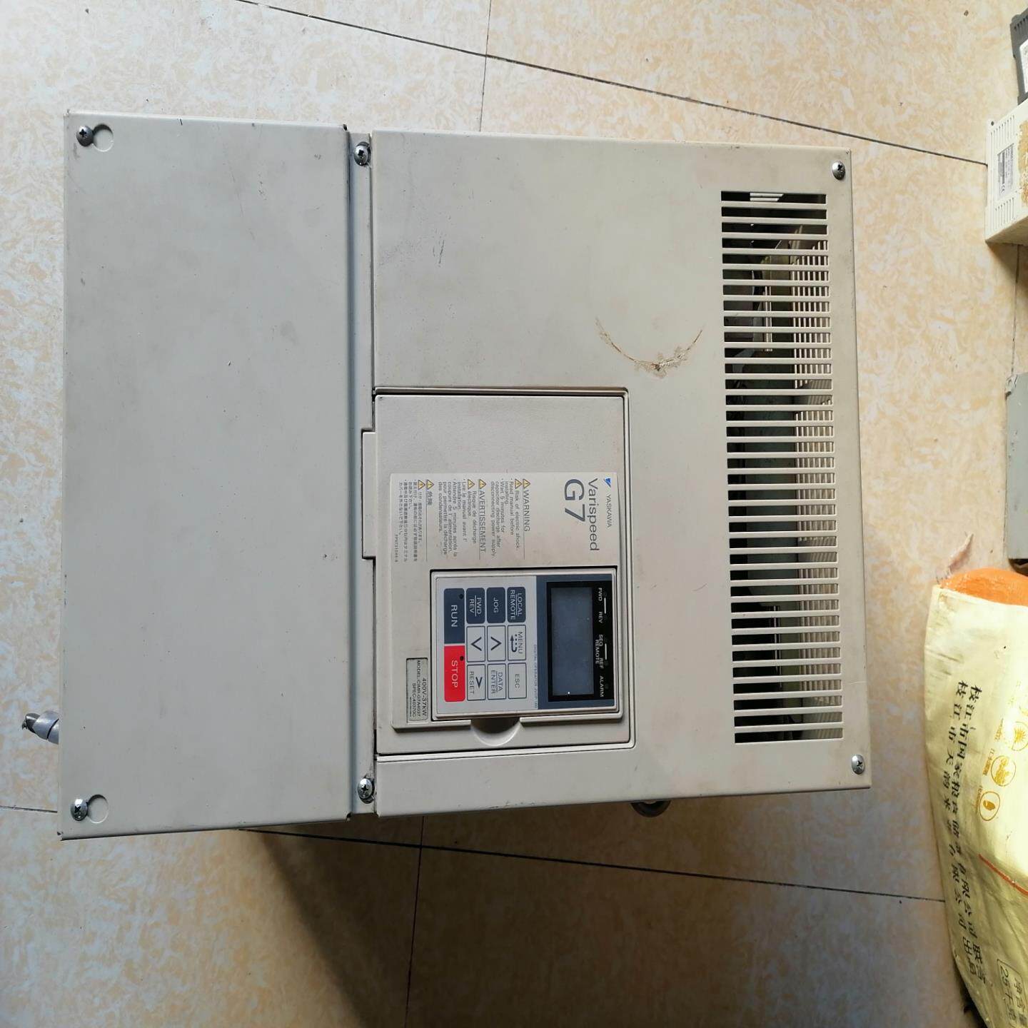 （设备配件）安川包好G7A4037正常   功能37，KW-CIMRG7