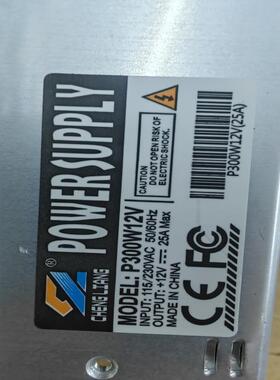 P300W12VS-300-1212V25A开关电源开关成良电器POWERSUPPLY议价
