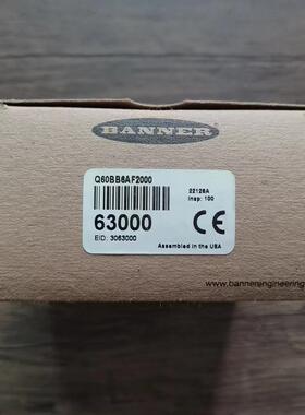 现货全新原装 邦纳 Q60BB6AF2000 传感器拍