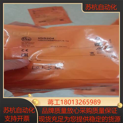 易福门全新 易福门ifm  IGT205共计10件处理议