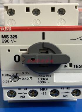 ABB马达电动机启动器 MS325-0.4 （0.25-0.4A）议价