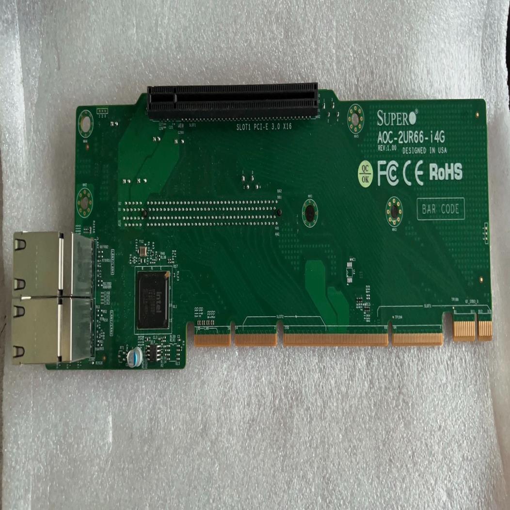 超微AOC-2UR68-i4G 4端口Intel i350