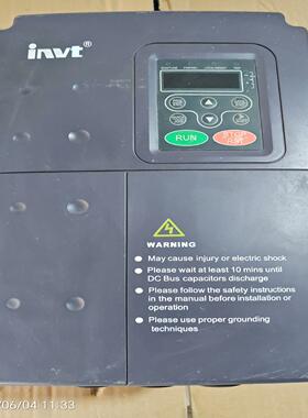 英威腾变频器CHE100-7R5G/011P-4实物拍摄。已