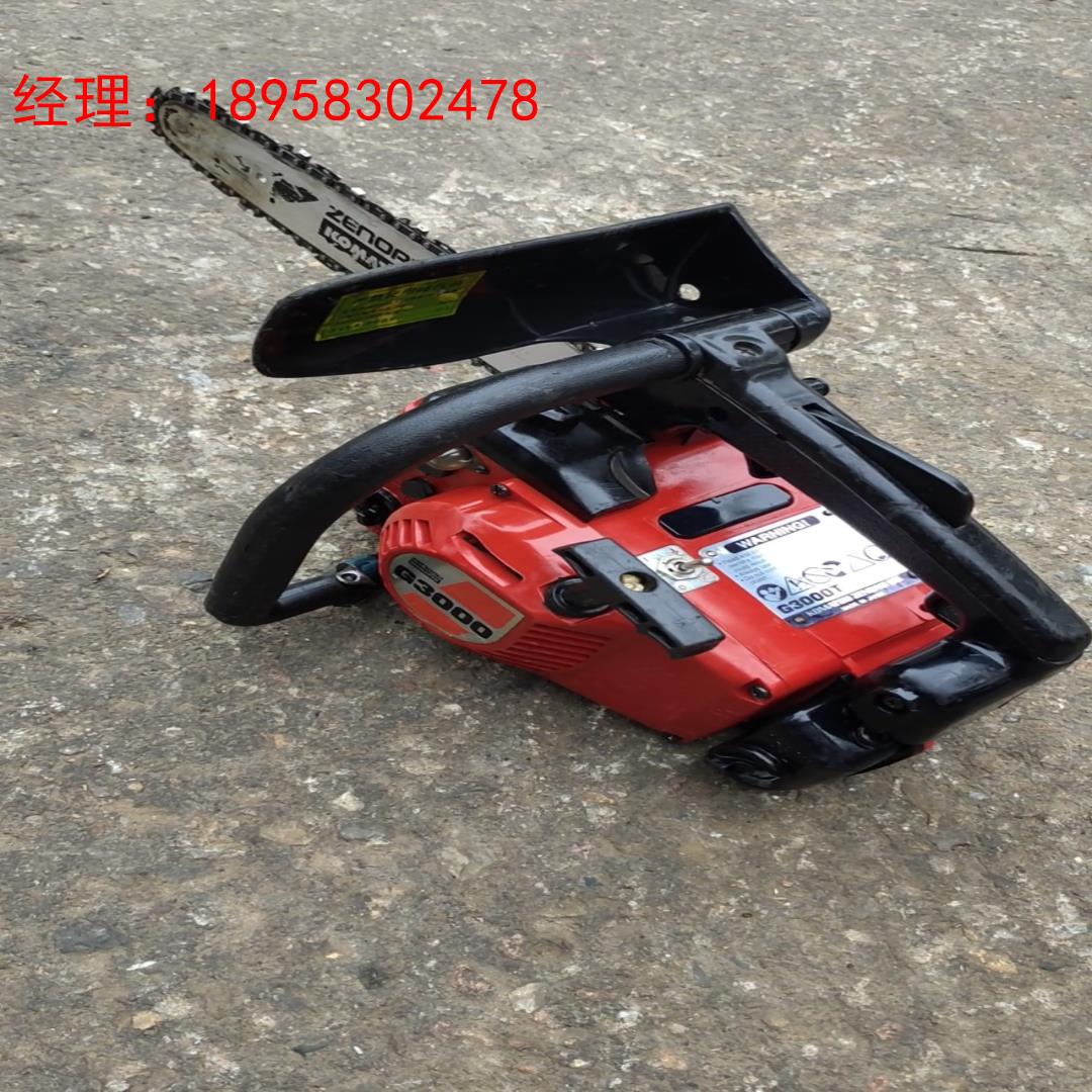二手正品小松G3000油锯单手油锯日本小松修枝锯 伐木锯，原