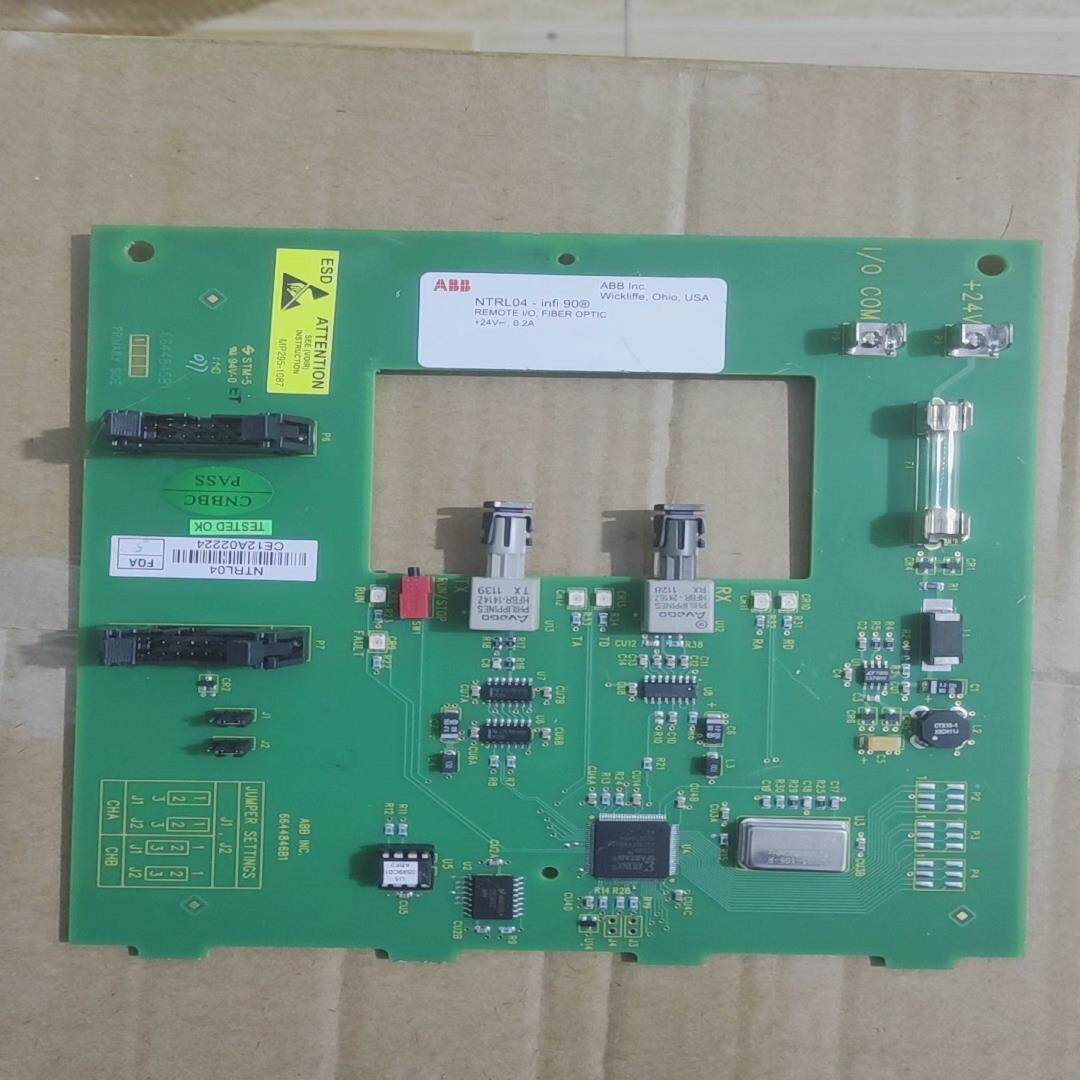 （设备配件）性能NTRL04很变频器成色光纤ABB，新，完