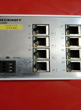 [德峰]倍福BECKHOFF CU2008 8口工业级交换机 9成色