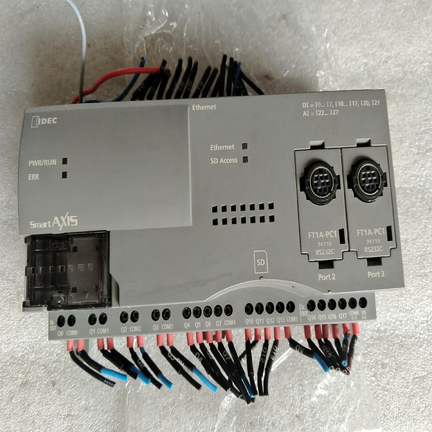 （设备配件）拆机PLC合泉模块型号为FT1A－B40RKA,.