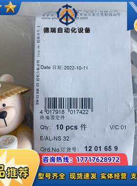 菲尼克斯 E/AL-NS 32 - 终端固定件 120165