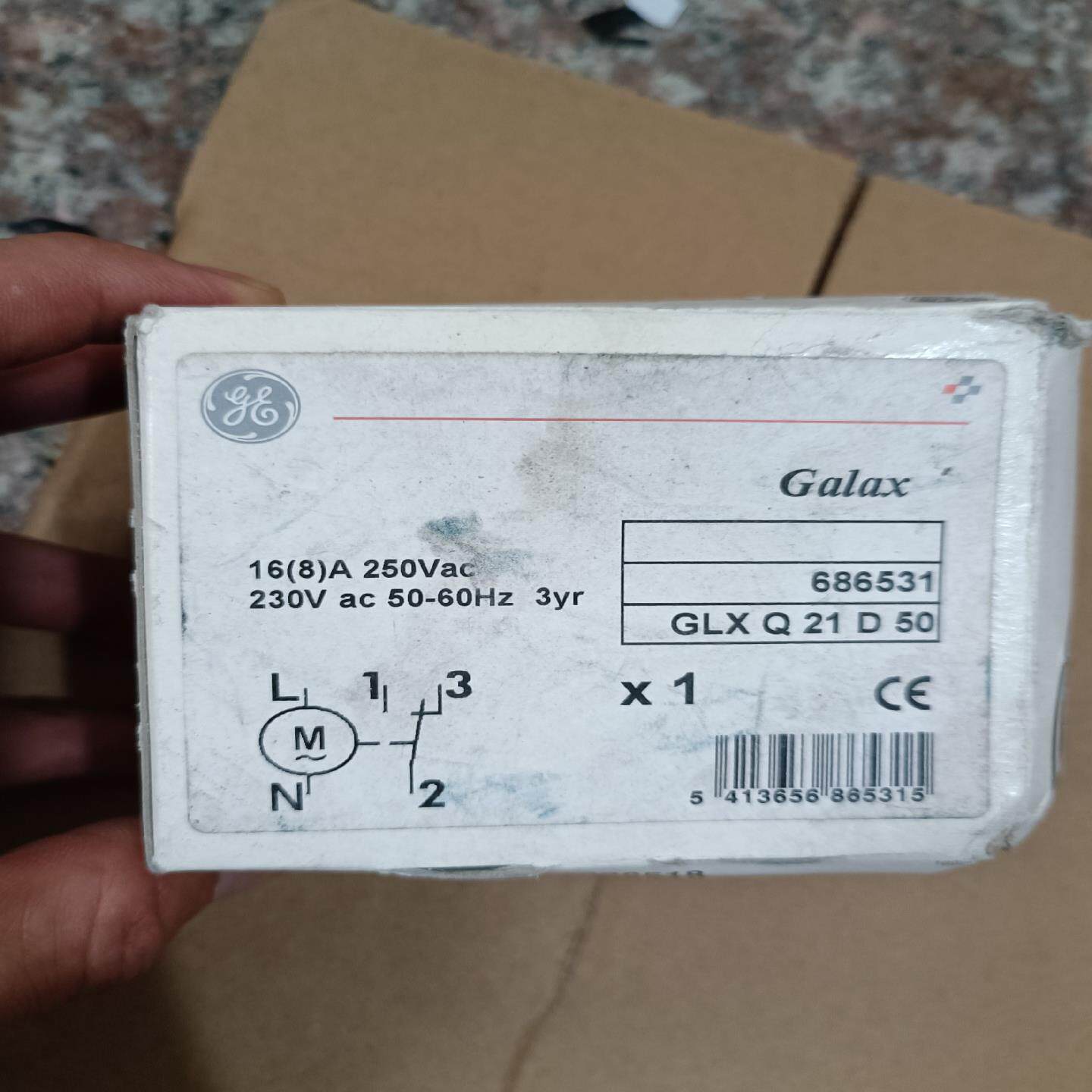 全新GE通用GLXQ21D50导轨式电表686531，原装正