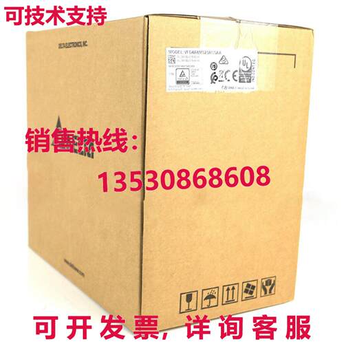 供应原装Delta VFD4A8MS23ANSAA逆变器750W 1HP 3PHASE 220VAC