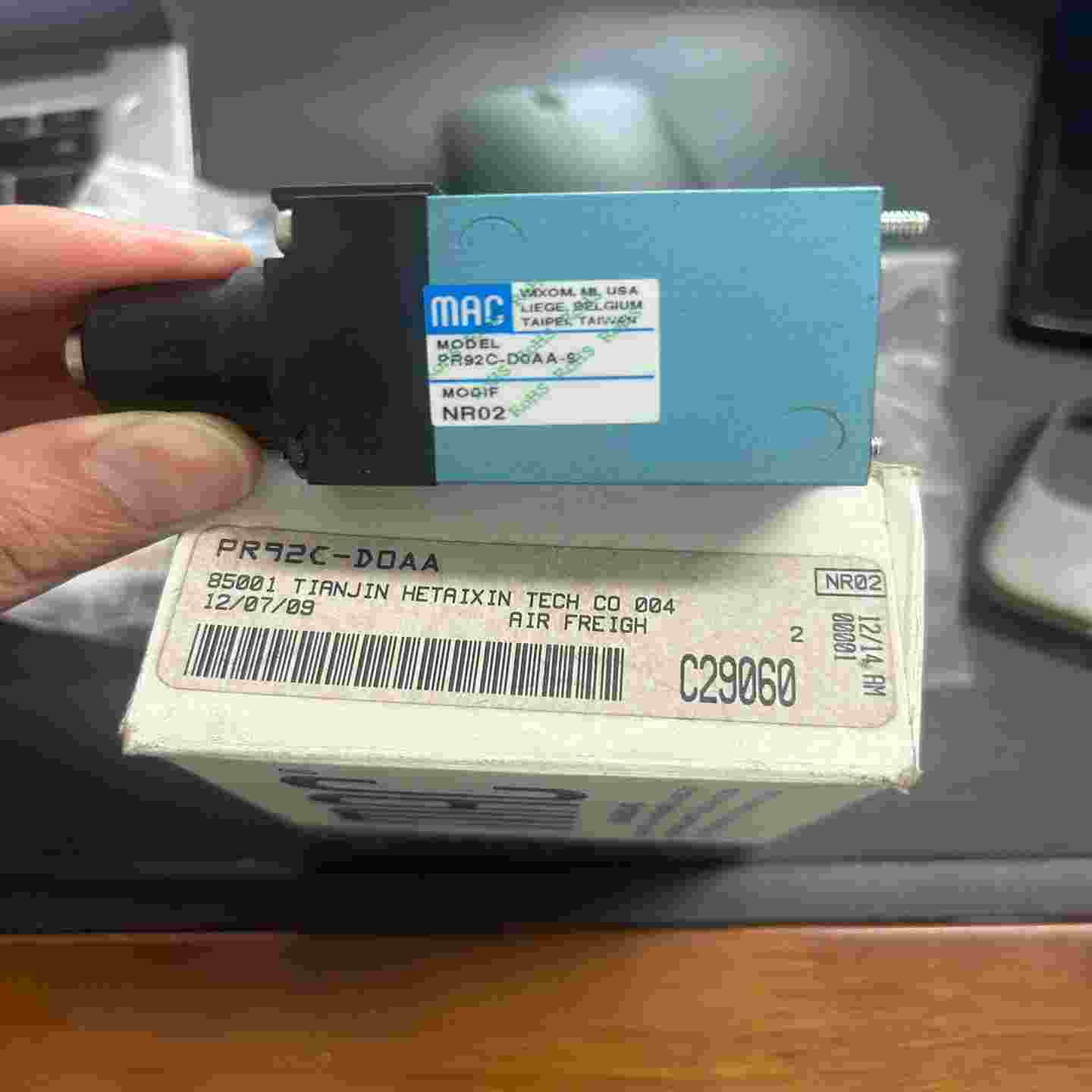 MAC电磁阀组件PR92C-DOAA议价