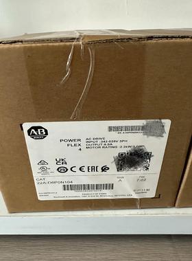 AB罗克韦尔变频器22A-D6P0N104全新原装正品现货，