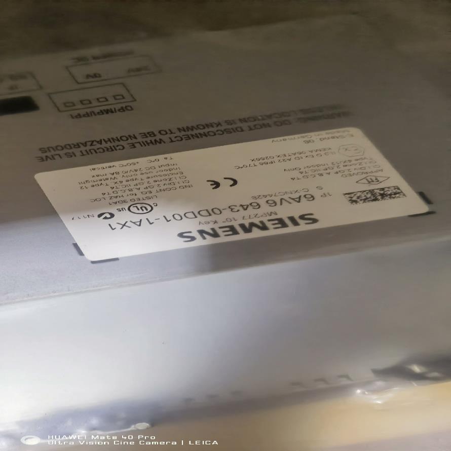 （设备配件）西门子触摸屏6AV6643-0DD01-1AX1