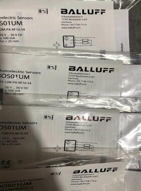 巴鲁夫漫反射光电传感器。BOS01UM，BOS 12M-PA