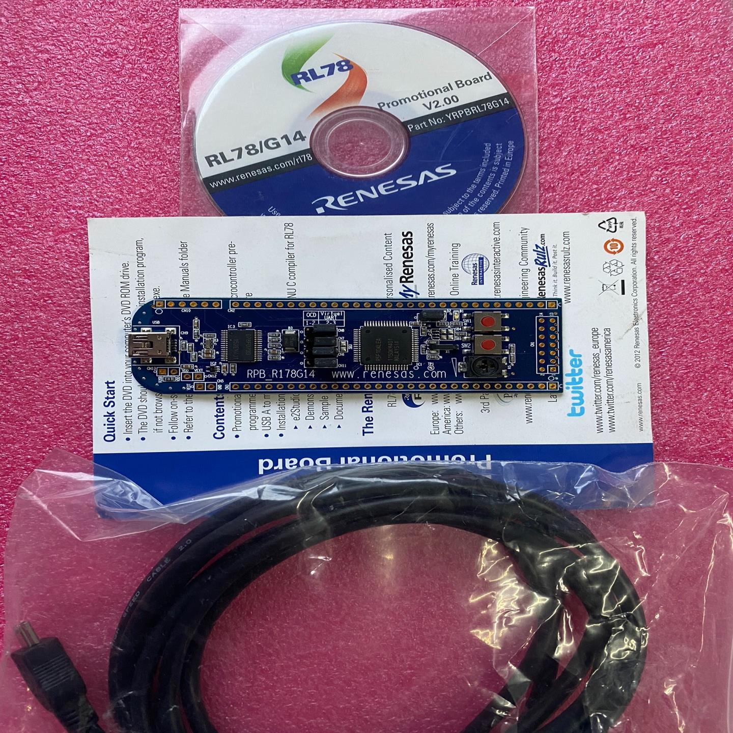 RENESAS瑞萨RL78/G14单片机开发板，