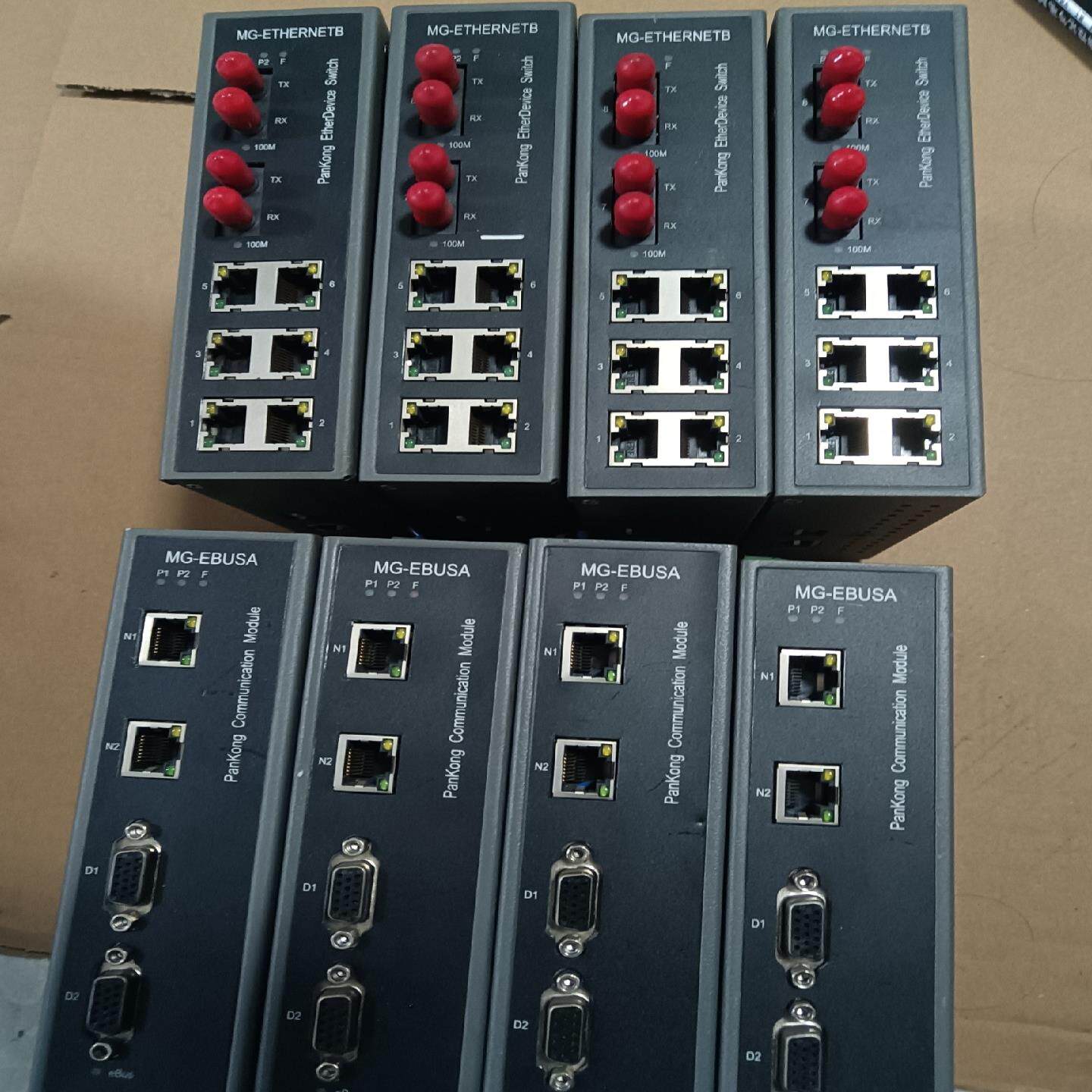 （设备配件）光纤交换机拆机的8个，型号mg ethernetb 