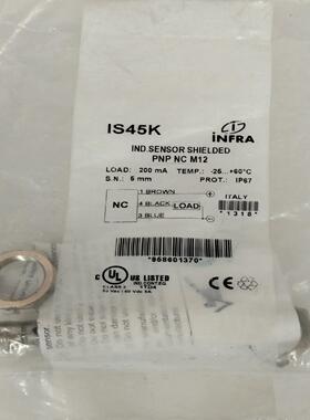 DATALOGIC  接近开关 IS45K(IS-18-A2